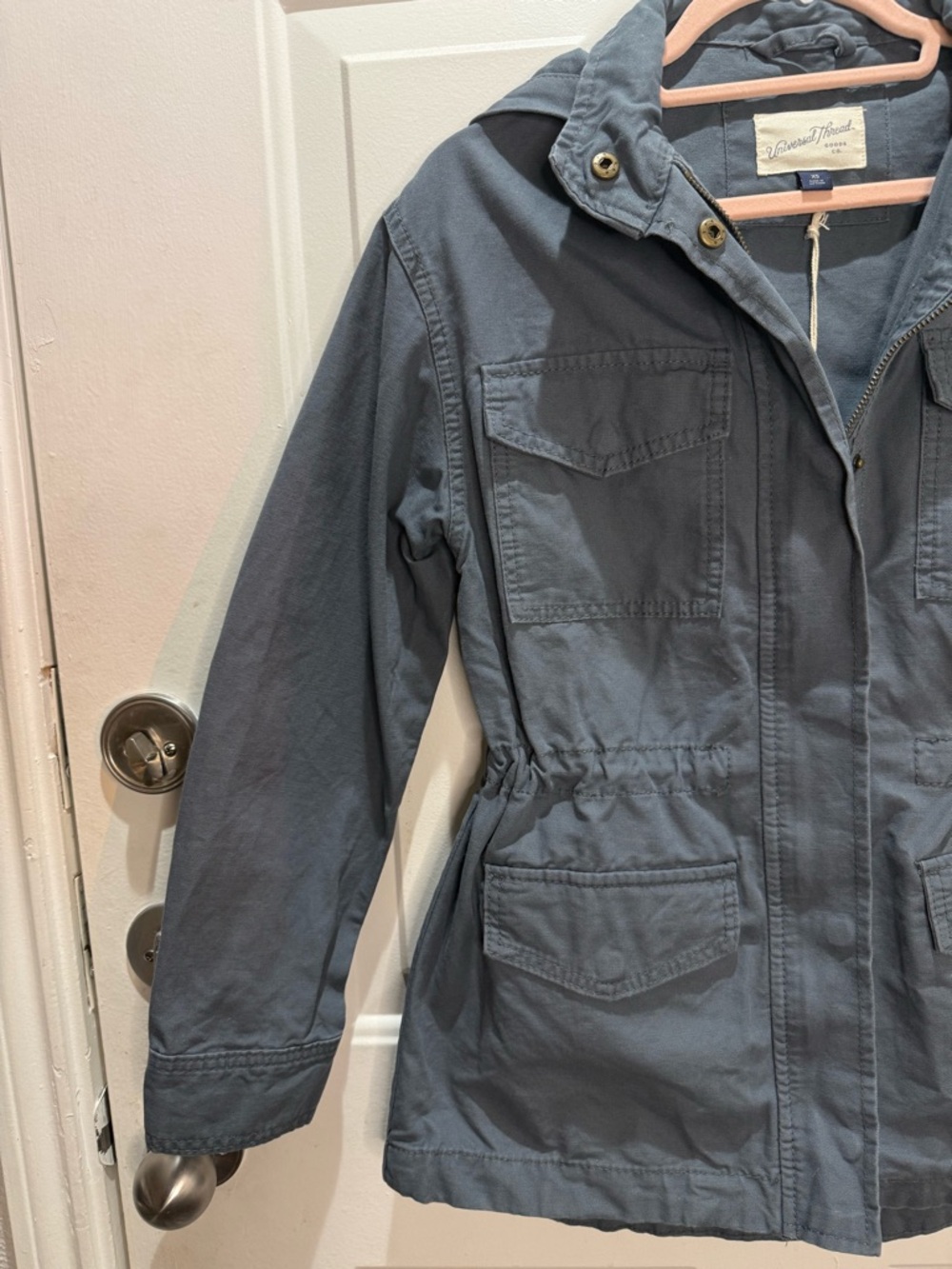 Universal Thread Graphite Utility Jacket with Hood